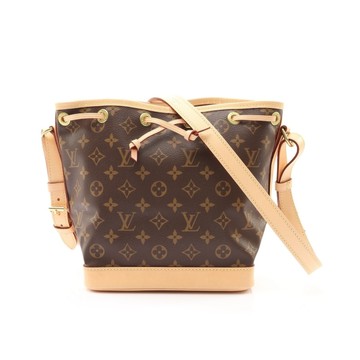 LOUIS VUITTON LV 路易威登 Noe BB 水桶包 肩背包 棕色 原花帆布 M46983 【二手名牌BRAND OFF】