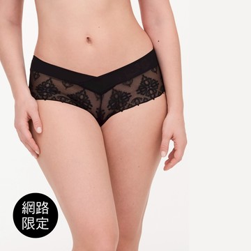 【Chantelle】Champs-Elysées_四角丁褲_XS-M(26040_011黑色)