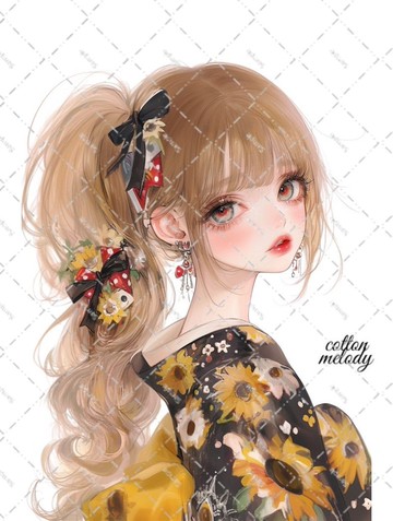 原廠貼紙號5856 人貼紙 原創貼紙 人貼紙 女孩貼紙 原創人貼紙