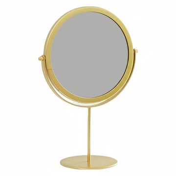 Mudas 歐式可調角度化妝鏡  金色