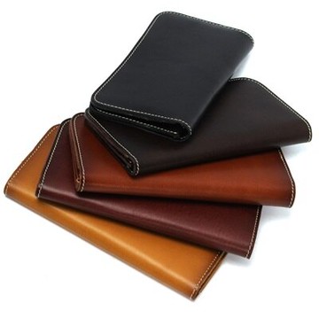 皮夾真皮長夾-經典簡約大容量流行男錢包5色73qs34【獨家進口】【米蘭精品】