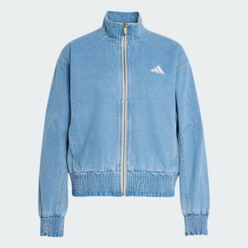 Adidas 愛迪達 St Dnm Wsh Jk KV0625 女 立領外套 丹寧外套 休閒穿搭 藍