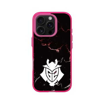 iPhone 16 Pro Clear 粉漾桃 - G2 Esports - G2 Logo Marble