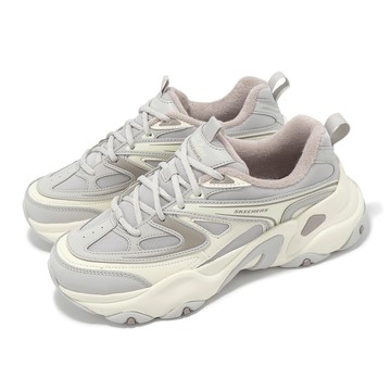 [ACS] Skechers 休閒鞋 D Lites 5-Breaking Rules 女鞋 灰 米白 拼接 厚底 老爹鞋 150522LGMT