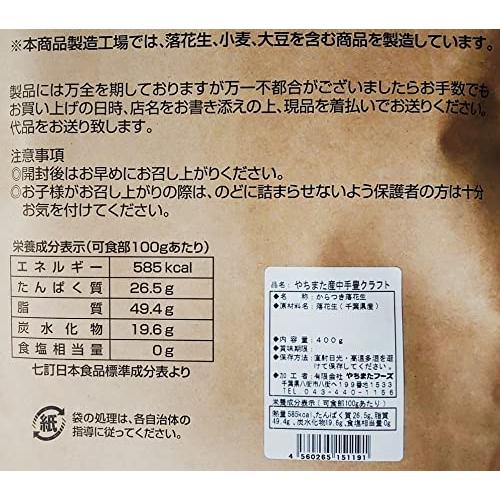 千葉県産 からつき 落花生 国産 400g 中手豊 ナカテユタカ 八街 やちまた ピーナッツ ピーナツ