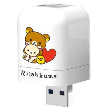 PhotoFast 銀箭資訊 拉拉熊 備份方塊 支援iOS & Android USB 3.1 Gen1 SD/SDHC/SDXC  紅愛心款  2TB