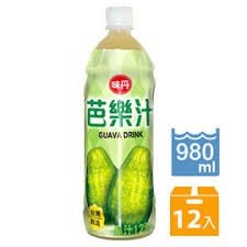 味丹 芭樂汁 980ml x 12瓶  果汁 水果汁 瓶裝飲料 飲品 芭樂汁 餐飲  (HS嚴選)