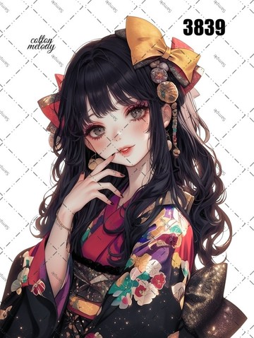 original sticker no.3839 人物貼紙 原創貼紙 原創人物貼紙 裝飾貼紙 cotton melody