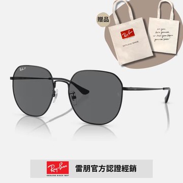 【RayBan 雷朋】熱賣大框偏光太陽眼鏡(RB3680D-002/81 60mm 偏光鏡片)