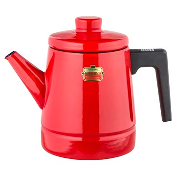 KAI 貝印 琺瑯咖啡壺  SD-1.6CPR 紅色  1.6L  1個