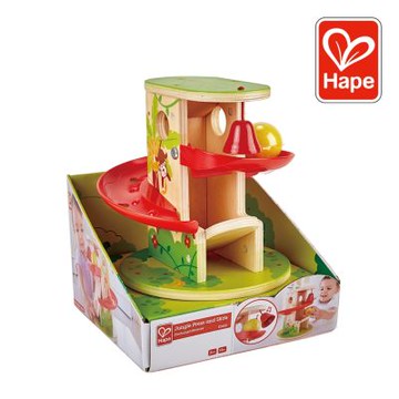 奇哥 德國Hape 叢林滾球滑梯