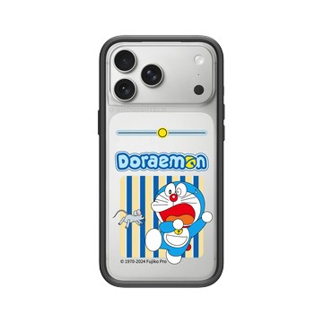 iPhone 17 Pro Max Mod NX -邊框背蓋組合 (相機按鈕) 黑 - 哆啦A夢 Doraemon - 可怕的老鼠