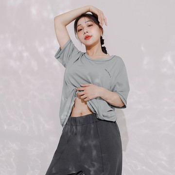 COOL PRO+撞色印花TEE 中大尺碼上衣