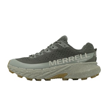 Merrell 越野跑鞋 Agility Peak 5 GTX 男鞋 灰 棕 防水 抓地 戶外 運動鞋 ML068701