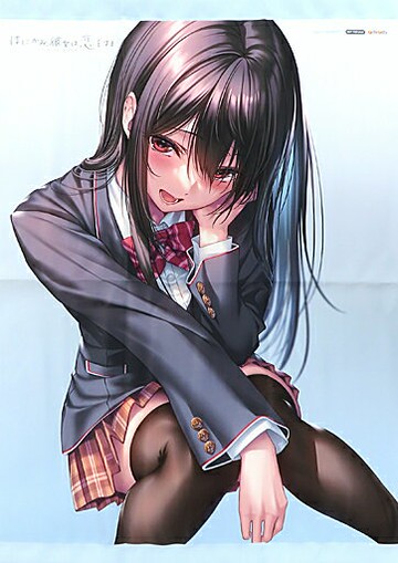 掛畫水澄華実B2掛畫海之美，她戀愛水澄華実1/7成品公仔Amiami購入特典