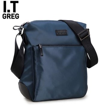 香港I.TGREG斜挎包男包單肩包男士包包夏季休閑尼龍牛津布小包