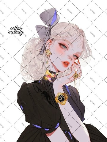 original sticker no.2065 人物貼紙 原創貼紙 原創人物貼紙 裝飾貼紙 cotton melody