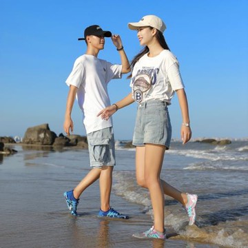 新款沙灘鞋防沙速干趕海下海淤泥專用礁石鞋涉水溯溪戶外攀巖防滑