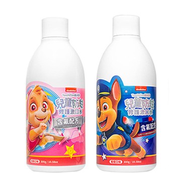 齒妍堂 - 【汪汪隊聯名款】兒童防蛀修護漱口水 (含氟)-莓果*1+葡萄*1