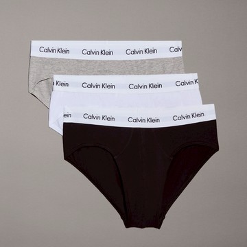 【Sharkhead】現貨 Calvin Klein Cotton 男生三角褲 內褲 粗帶 黑 白 灰 三件組 CK