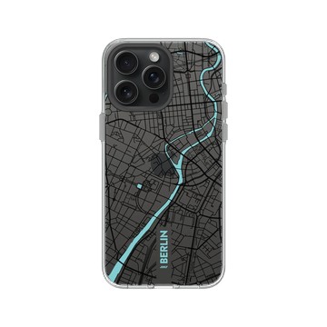 iPhone 15 Pro Max Clear 透明 - JOCR - Berlin (Black Logo)