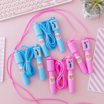 台灣出貨 玩具跳繩計數款小學生體育用品中考可調節成人健身運動繩子