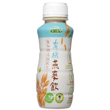 【統一生機】有機燕麥飲-無加糖高纖配方290ML(12瓶/箱)