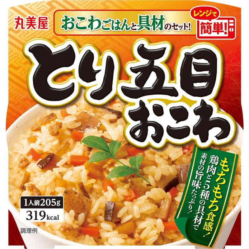 丸美屋 レンジで簡単 とり五目おこわ 味付けおこわ付き 205g×6個