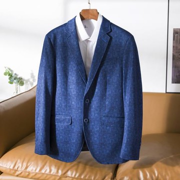 很好看的氣質印花！商務西服男2025年秋季小西裝一線品牌剪標男裝
