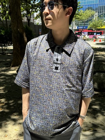 KAIKAI - AEON - 雪花雜影Polo衫