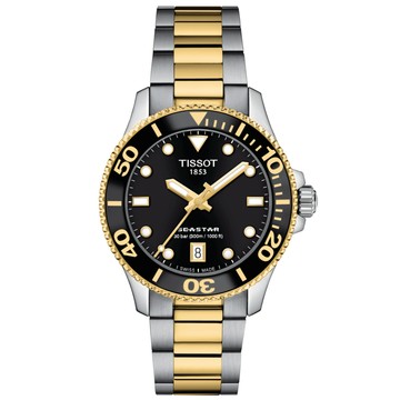 TISSOT 官方授權 SEASTAR1000海星 300米 潛水腕錶 錶 手錶 送禮 / T1202102205100 / T120.210.22.051.00