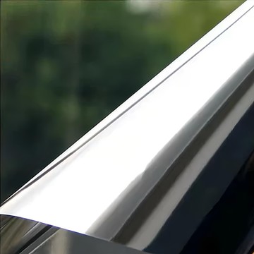 單向透視遮光無膠玻璃貼 靜電玻璃隔熱膜 雙面銀  70 x 150cm  1個