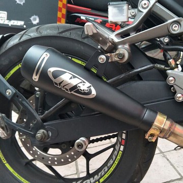 摩托車改裝跑車音永源戰隼梟風350小忍者回壓直排煙筒排氣管