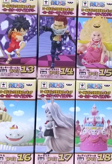 日版金證 WCF 海賊王 蛋糕島 3 VOL.3 大全 一套6款 魯夫 卡塔庫栗 大媽 宙斯 月亮獅子  公仔