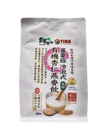 【蕃薯藤】沖泡式有機杏仁燕麥飲(無糖)250g