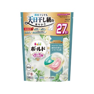 P&G_Bold新3衣物柔軟4D洗衣膠球白茶27P補