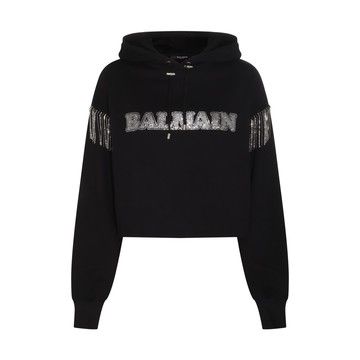 Balmain - Black Cotton Sweatshirt