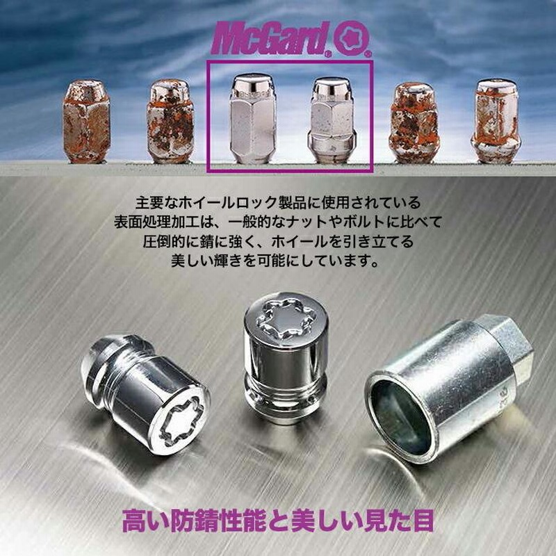 McGard マックガード ホイールロックナット M12×P1.5 黒