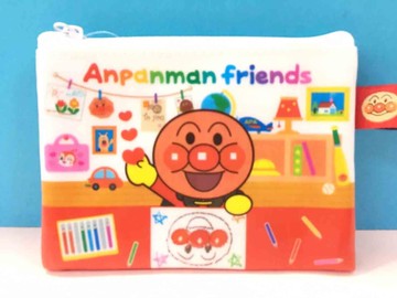 【震撼精品百貨】麵包超人_Anpanman~麵包超人拉鍊零錢包/收納包-綜合人物#69513