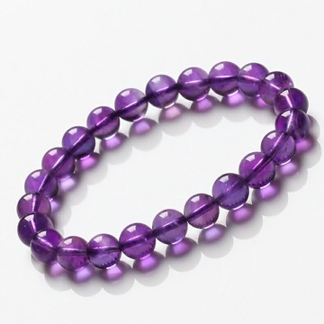 親寶水晶天然烏拉圭七度紫水晶手鏈女男款  老顧客福利款手串飾品