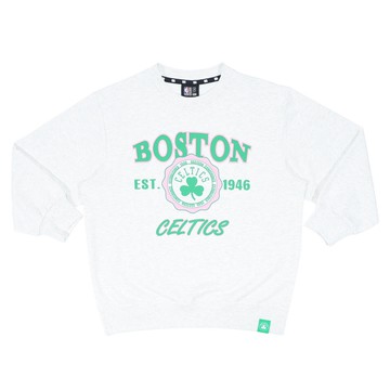 NBA 兒童/青少年 女款 正面隊徽 大學TEE 長袖上衣 塞爾提克隊