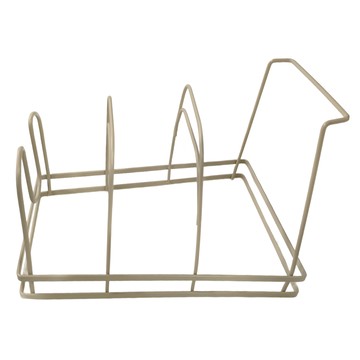 樂司廚品 小鐵鍋具架 廚房用  4層  米色  1個