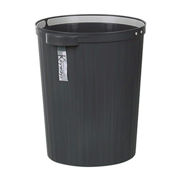 keyway 中寶潔垃圾桶10L(圓型) 簡約耐用 居家  黑色  245 x 230 x 280mm