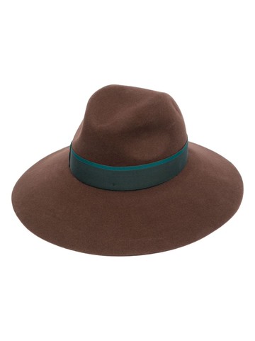 Borsalino - Claudette brushed felt hat - women - Wool - M - Brown