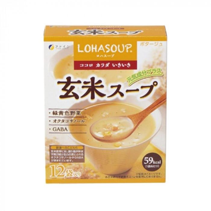 ファイン　LOHASOUP ロハスープ 玄米スープ　180g 15g×12袋