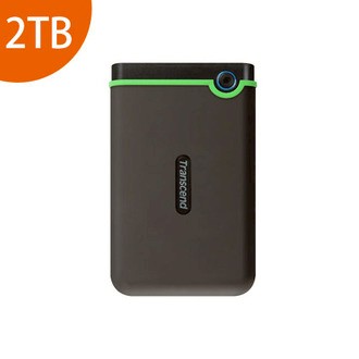 創見 Transcend 25M3 2TB 鐵灰色 USB3.1 2.5吋 行動外接硬碟(TS2TSJ25M3S)