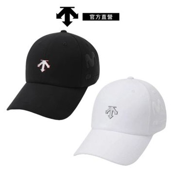 【DESCENTE】迪桑特 中性 運動帽 棒球帽 (黑色/白色)