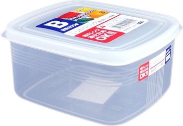 n2 日本製【Nakaya】扁方型保鮮盒  630ml