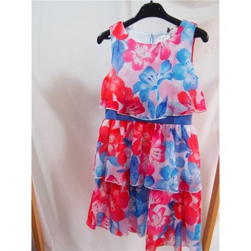 澳洲 女大童 雪紡蛋糕連衣裙