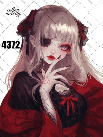 original sticker no.4372 人物貼紙 原創貼紙 原創人物貼紙 裝飾貼紙 cotton melody